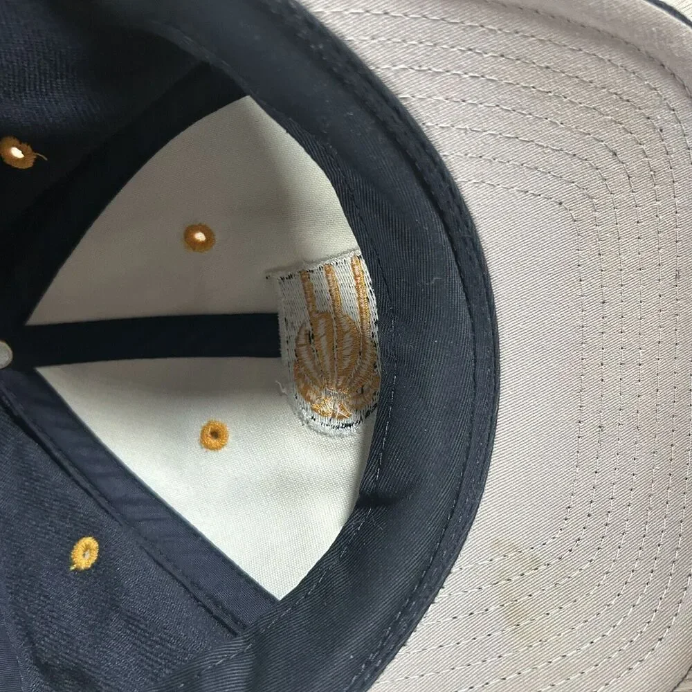 Vintage Puma‎ Indiana Pacers Hat Snapback NBA Basketball Wool Blend Blue Cap